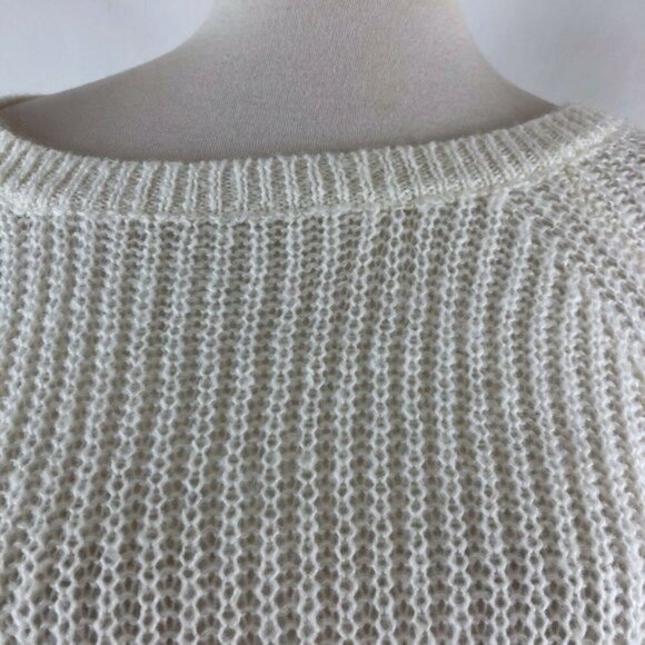 Project Naadam Open Knit Bell Sleeve Tied Sweater - Picture 2 of 8